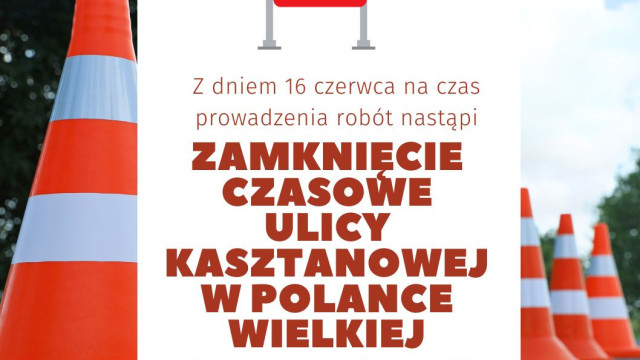 Zmiana organizacji ruchu - Polanka Wielka