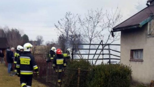 Znęcał się nad rodzicami i spalił im altanę