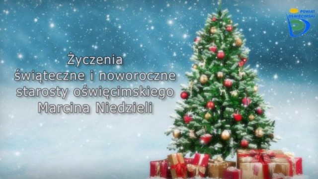 Życzenia starosty Marcina Niedzieli z okazji Świąt i Nowego Roku